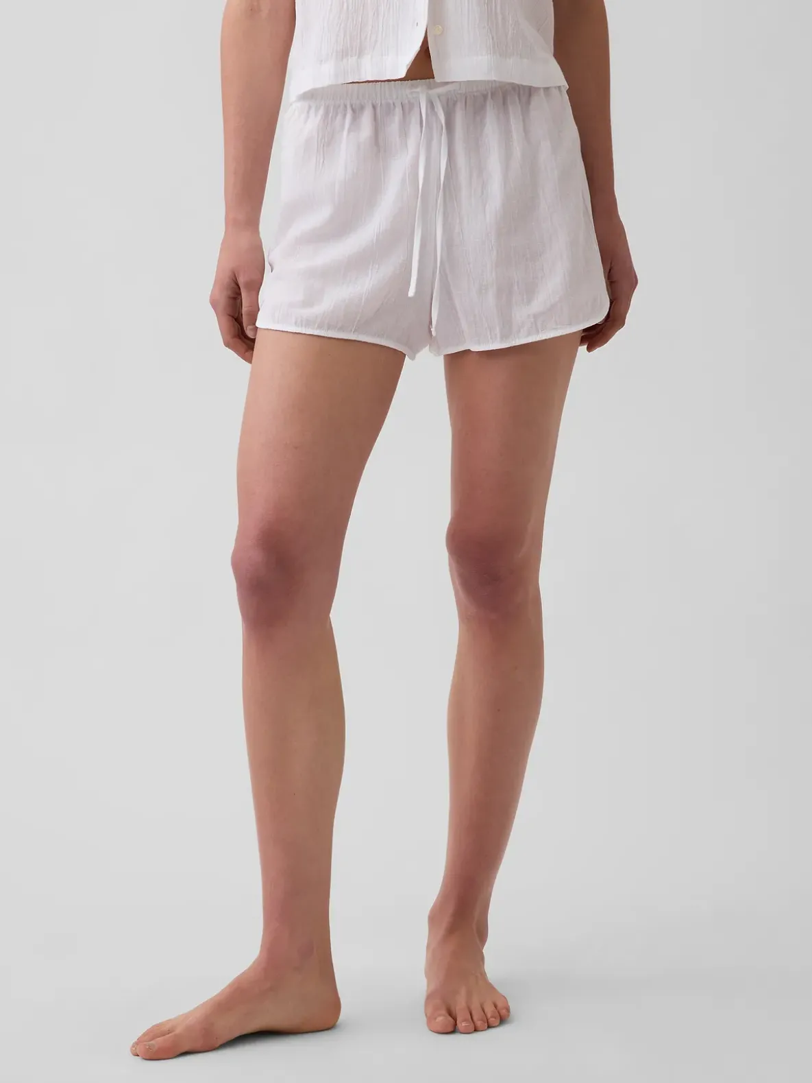 Crinkle Gauze PJ Shorts