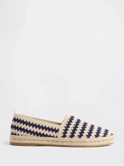 Crochet Espadrille Flats