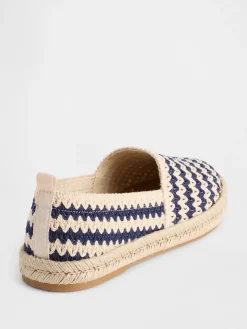 Crochet Espadrille Flats