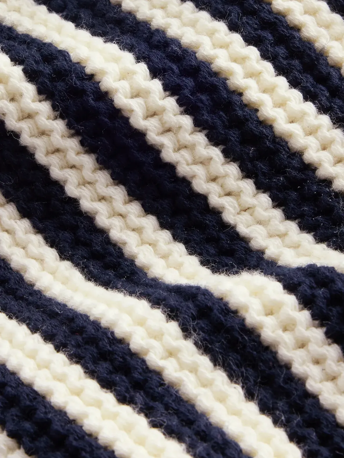 Crochet Stripe Mini Bag
