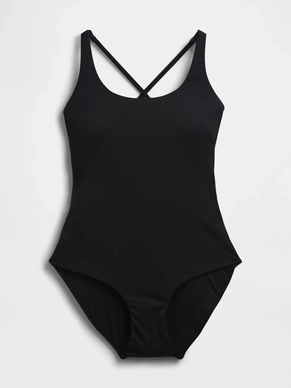 Cross-Back One-Piece Swimsuit