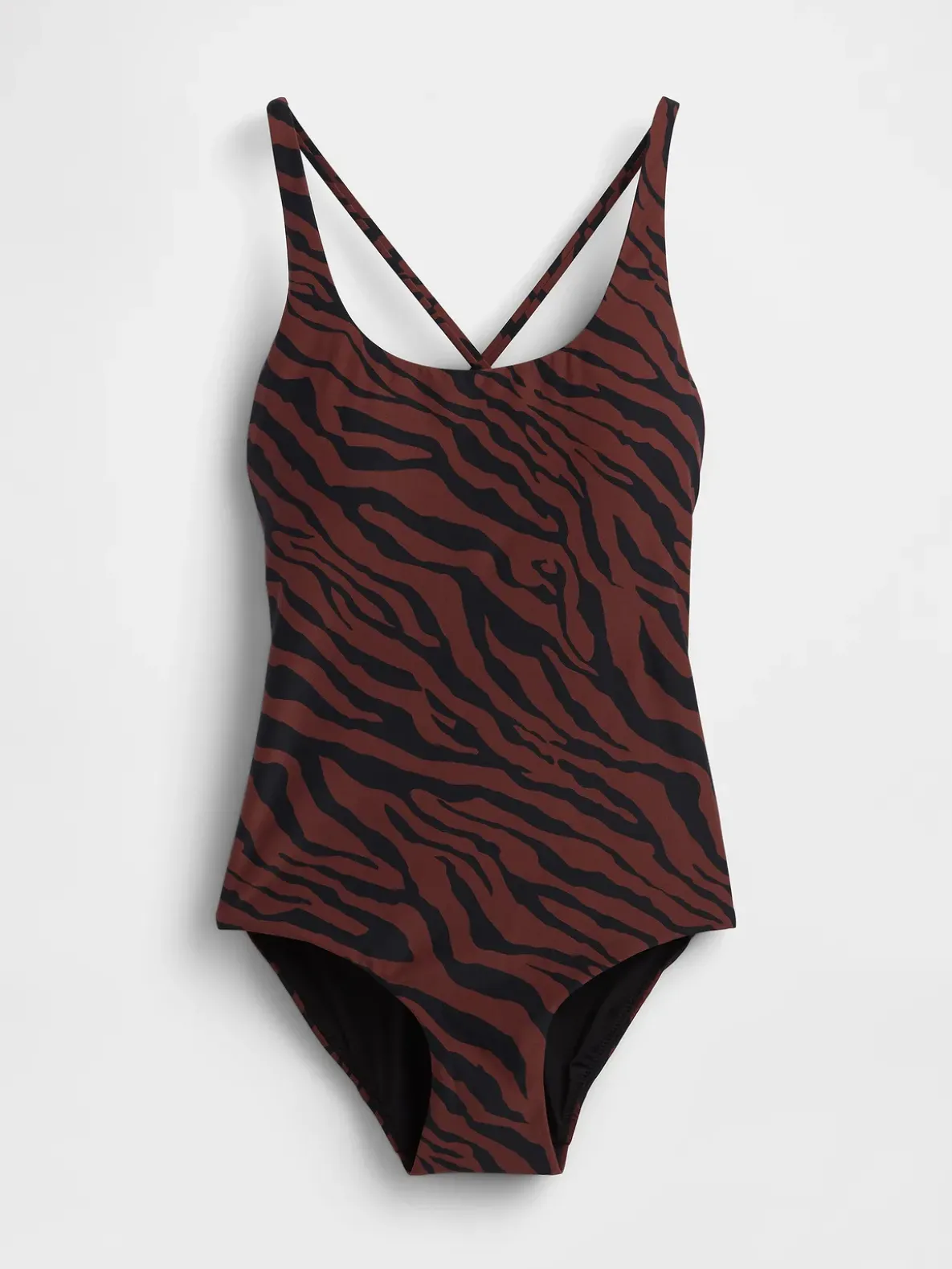 Cross-Back One-Piece Swimsuit