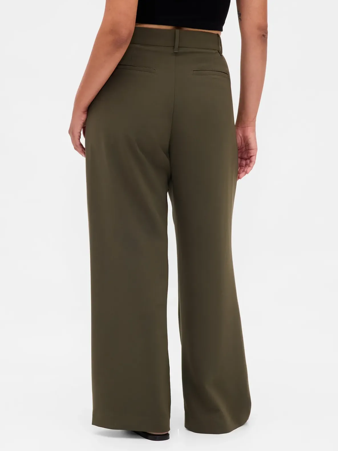 Curvy 365 High Rise Pleated Trousers