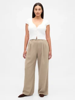 Curvy 365 High Rise Pleated Trousers