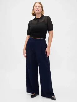 Curvy 365 High Rise Pleated Trousers