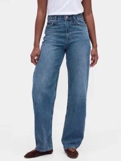 Curvy High Rise Barrel Jeans