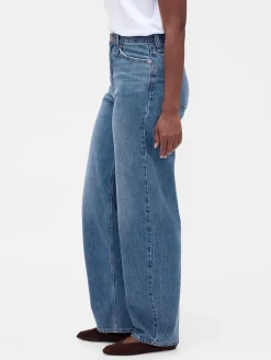 Curvy High Rise Barrel Jeans