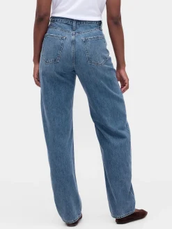 Curvy High Rise Barrel Jeans