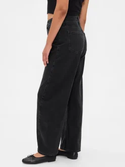 Curvy High Rise Barrel Jeans