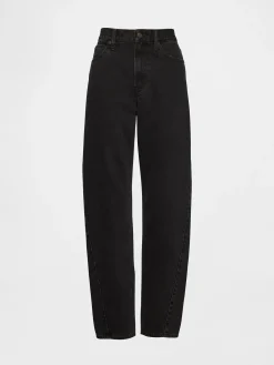 Curvy High Rise Barrel Jeans
