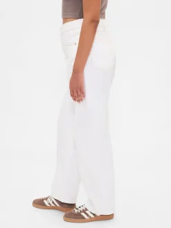 Curvy High Rise Barrel Jeans