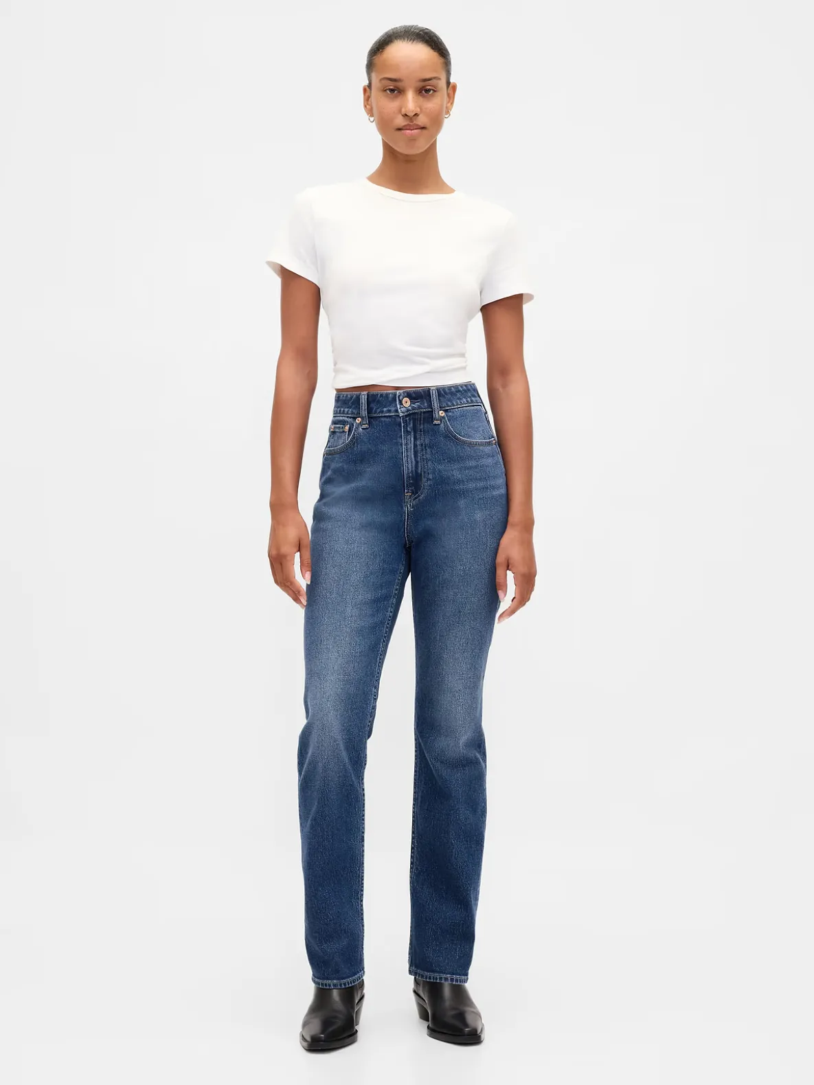 Curvy High Rise '90s Slim Straight Jeans