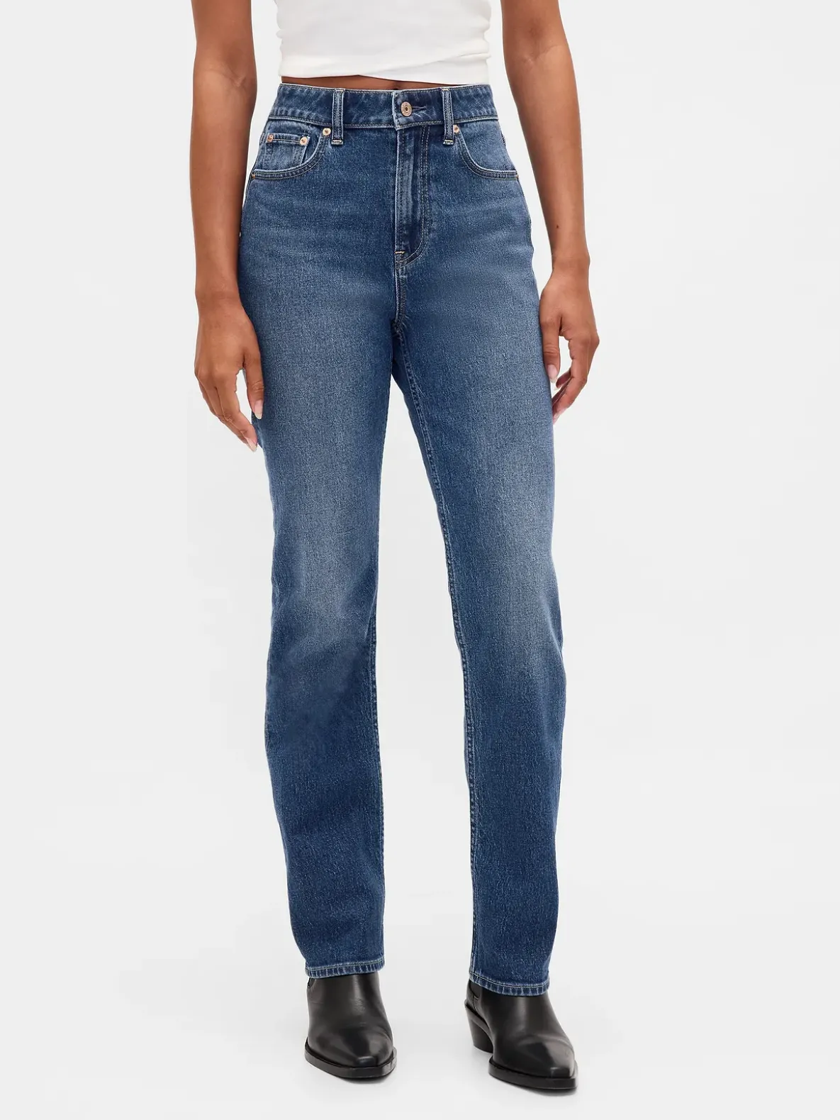 Curvy High Rise '90s Slim Straight Jeans