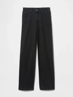 Curvy High Rise Stride Wide-Leg Jeans