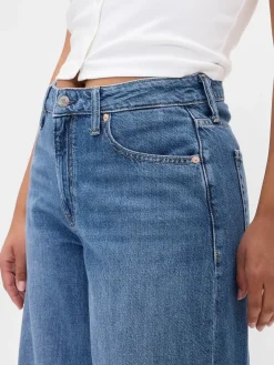 Curvy Mid Rise UltraSoft Baggy Jeans