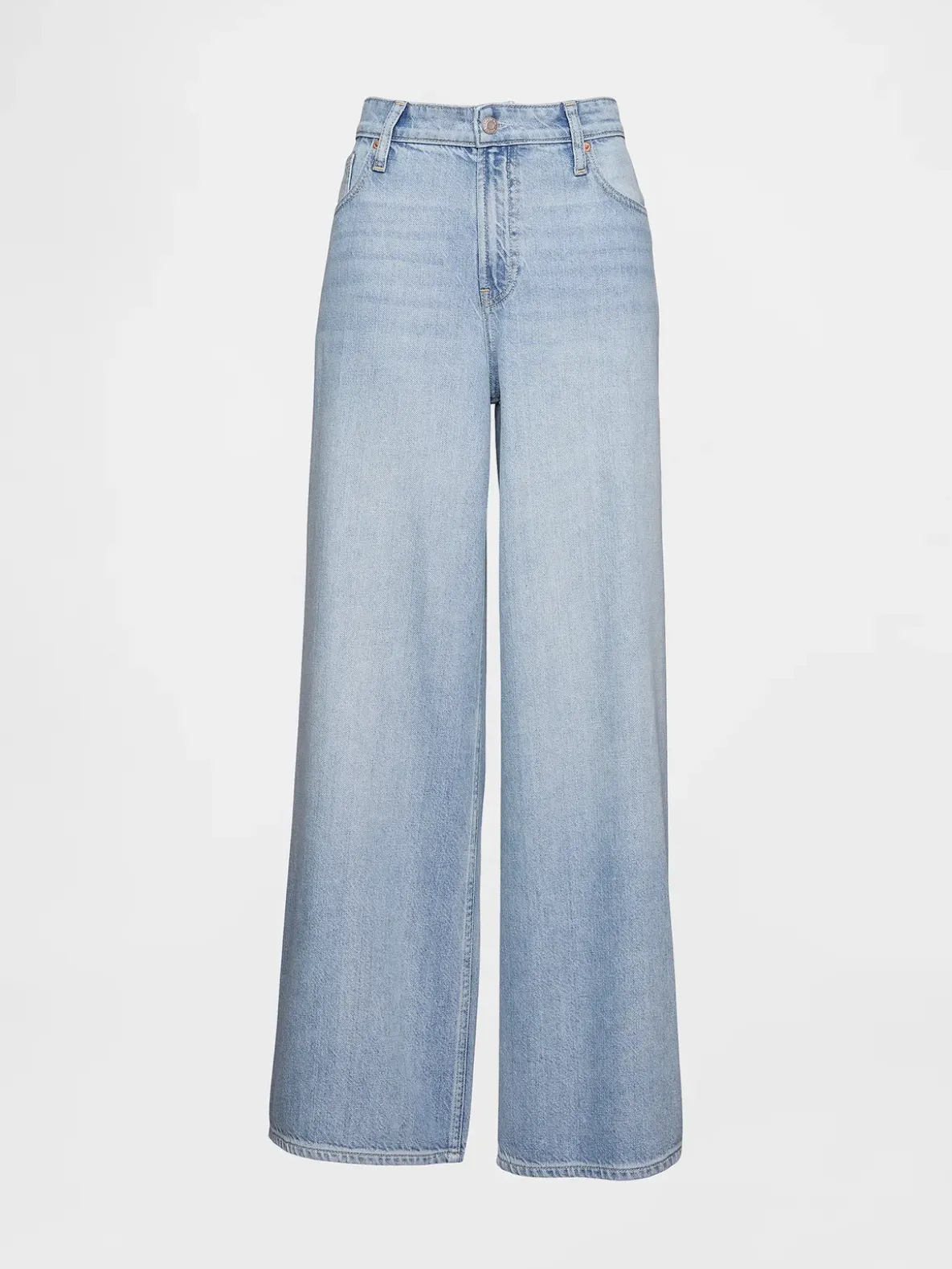 Curvy Mid Rise UltraSoft Baggy Jeans