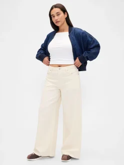Curvy Mid Rise UltraSoft Baggy Jeans
