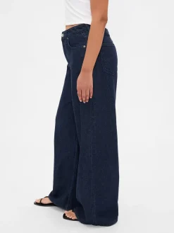 Curvy Mid Rise UltraSoft Baggy Jeans