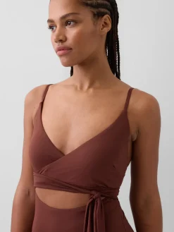 Cutout Wrap One-Piece Swimsuit