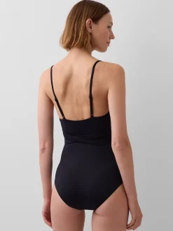 Cutout Wrap One-Piece Swimsuit