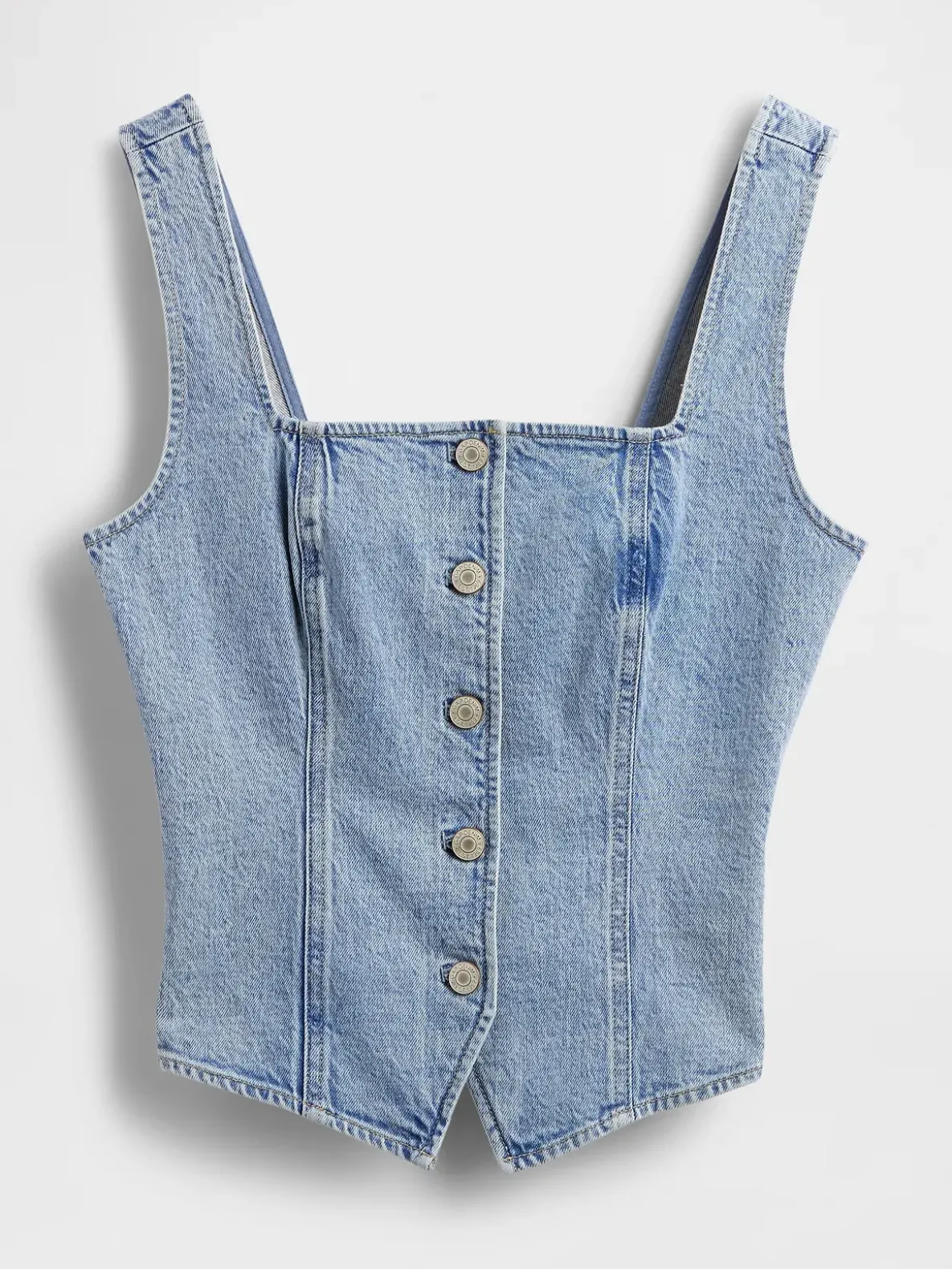 Denim Corset Top
