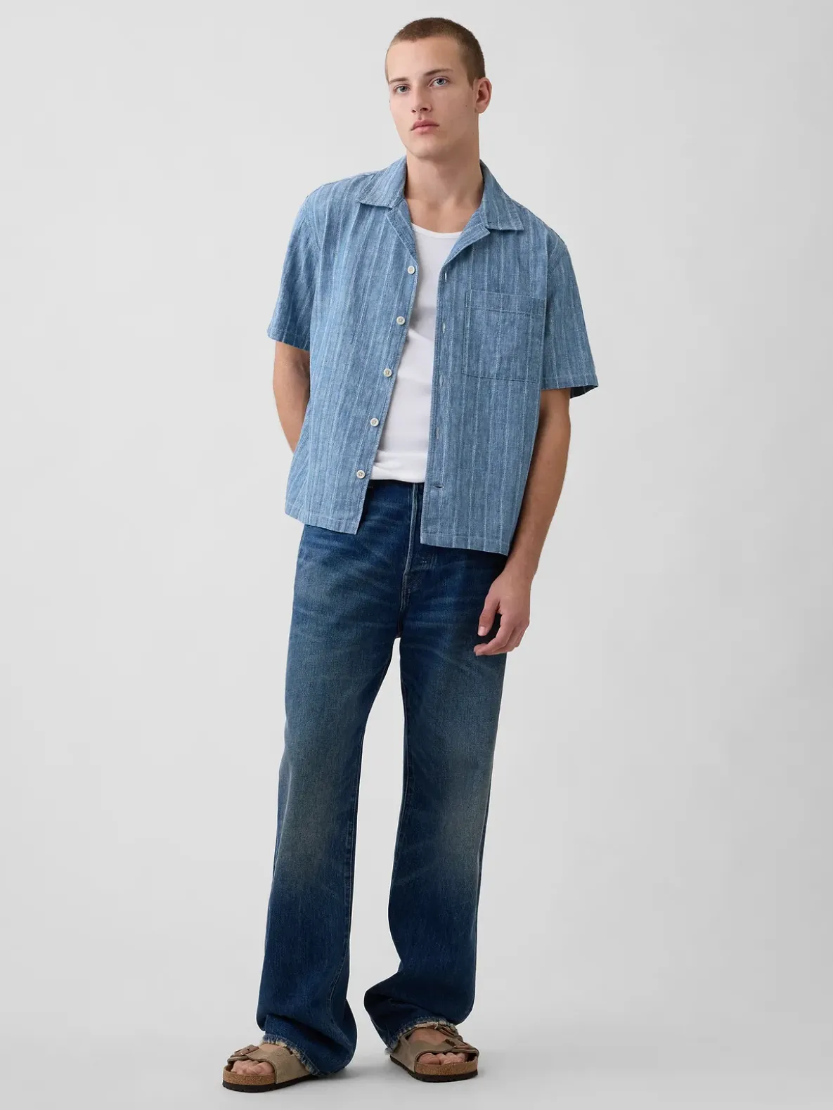 Denim Dobby Resort Shirt