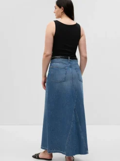 Denim Maxi Skirt