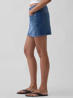 Denim Mini Skirt