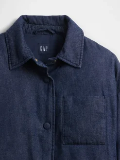 Denim Puffer Jacket