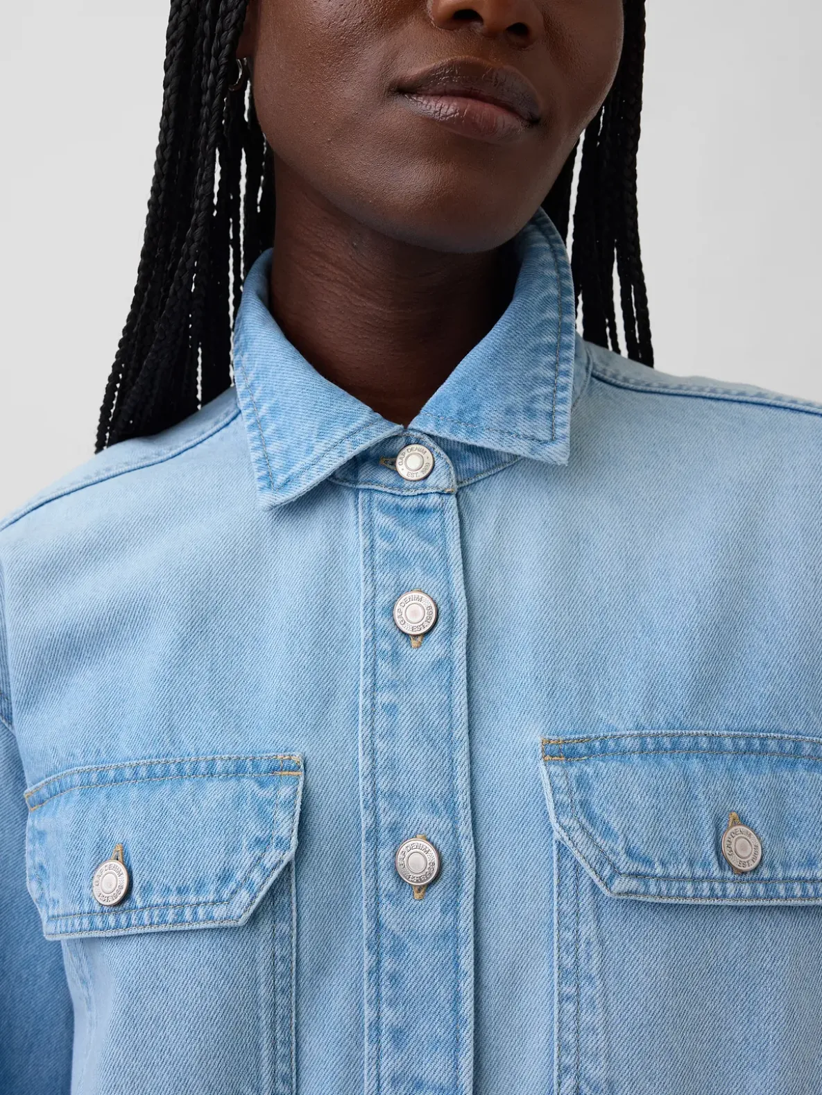 Denim Western Shirt Jacket
