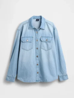Denim Western Shirt Jacket