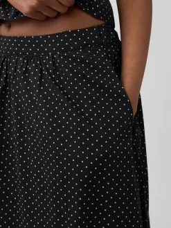 Dotted Voile Maxi Skirt