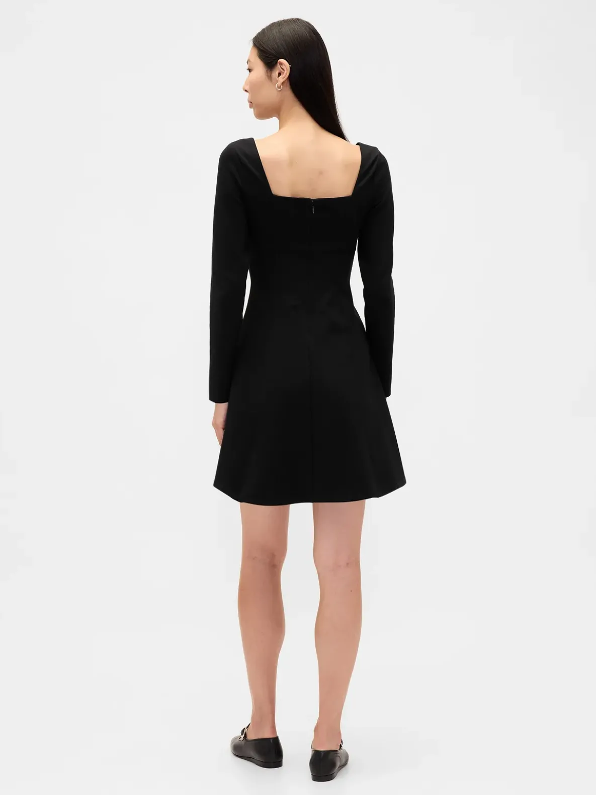 Double Knit Sweetheart Corset Mini Dress