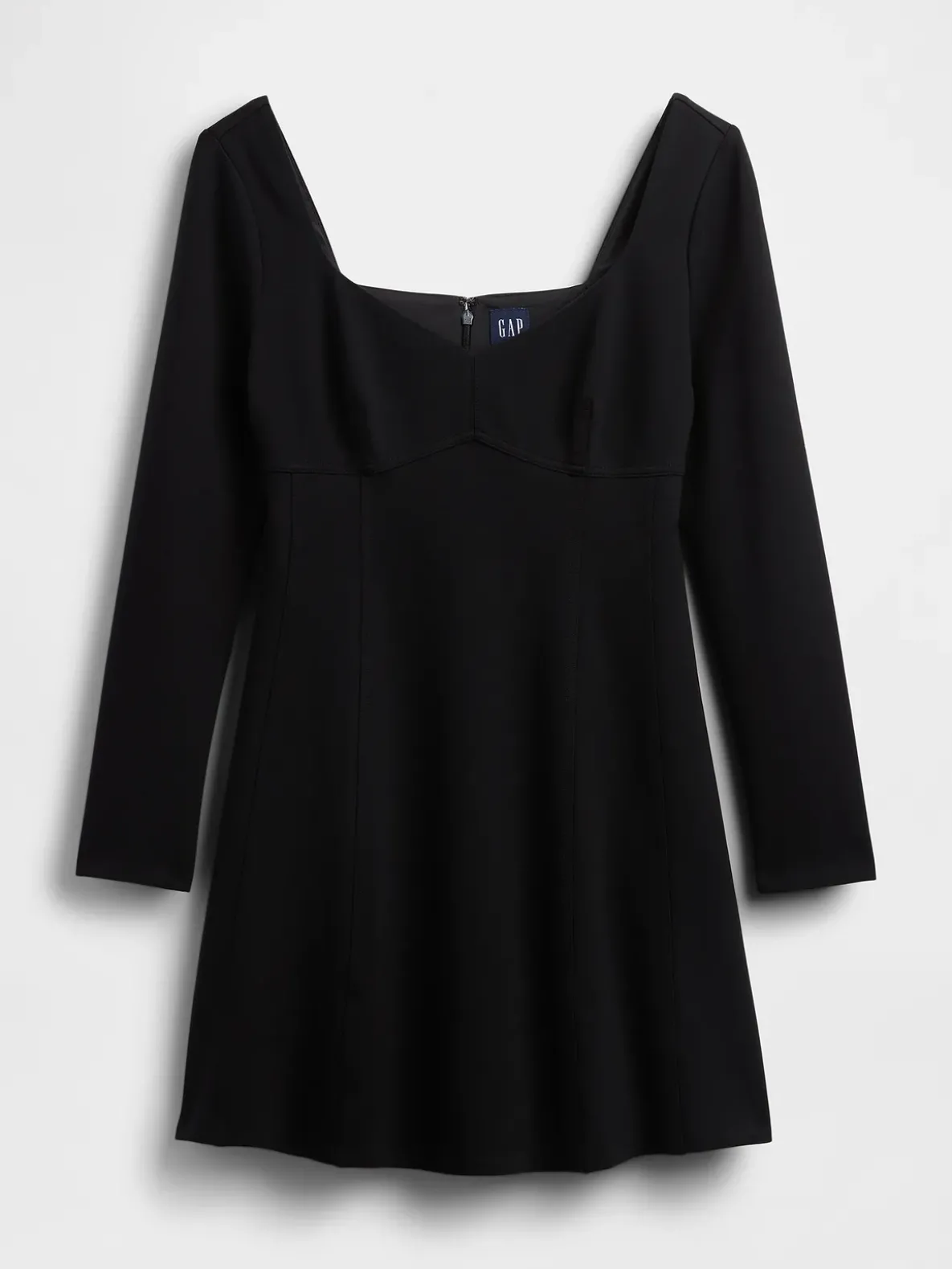 Double Knit Sweetheart Corset Mini Dress