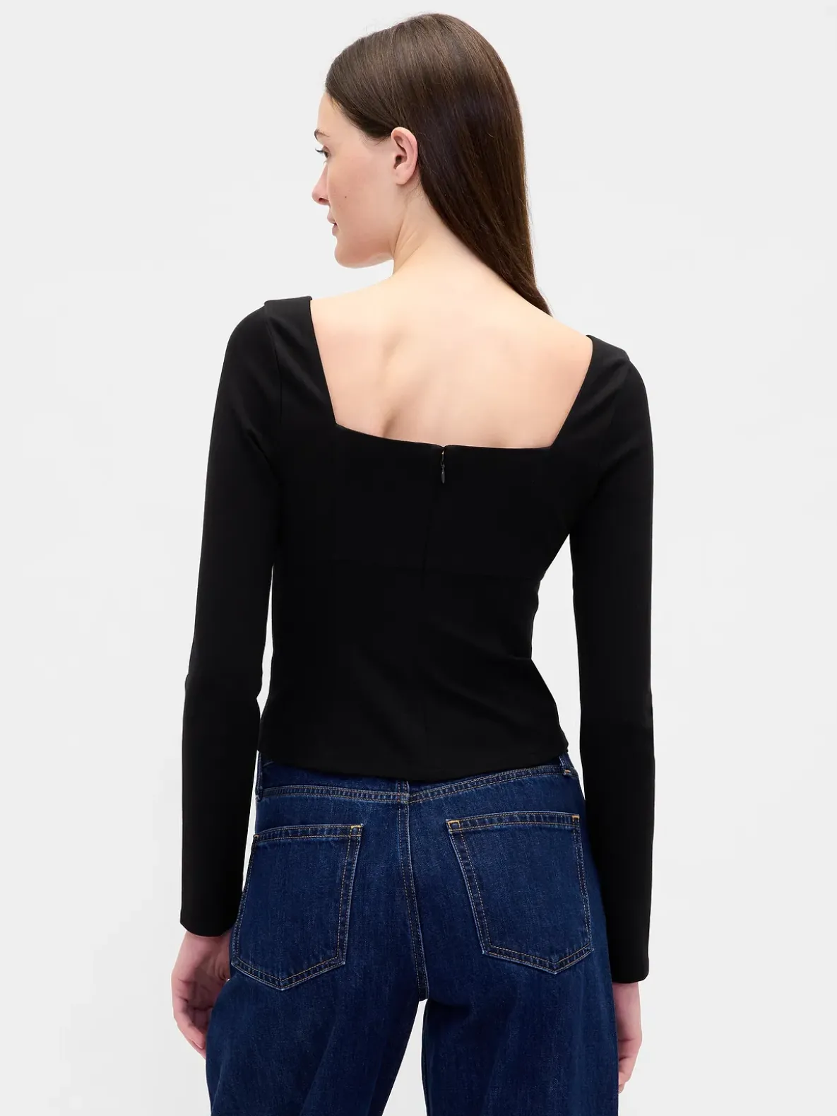 Double Knit Sweetheart Top