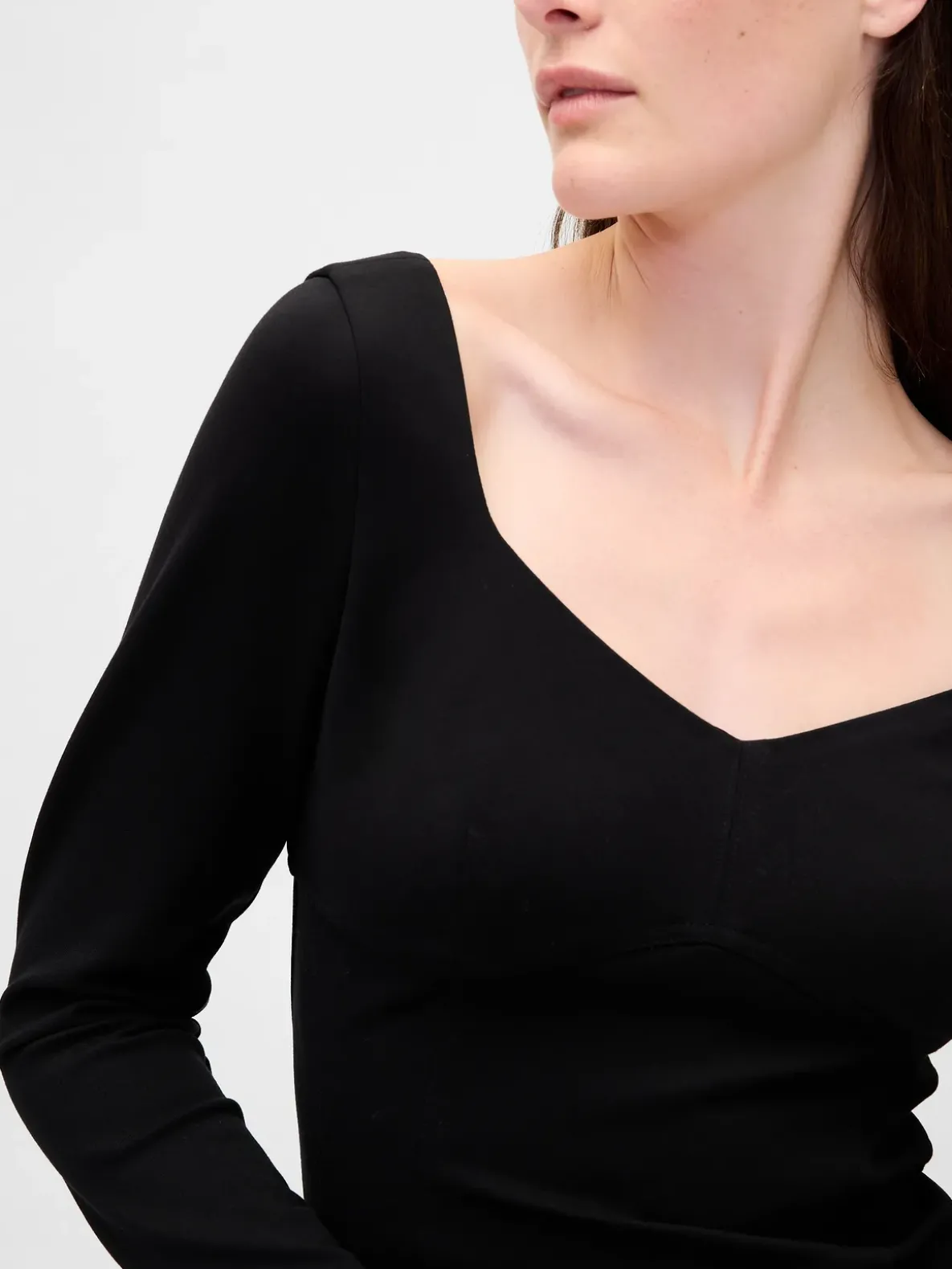 Double Knit Sweetheart Top