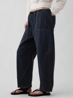 Easy Double-Knee Barrel Pants