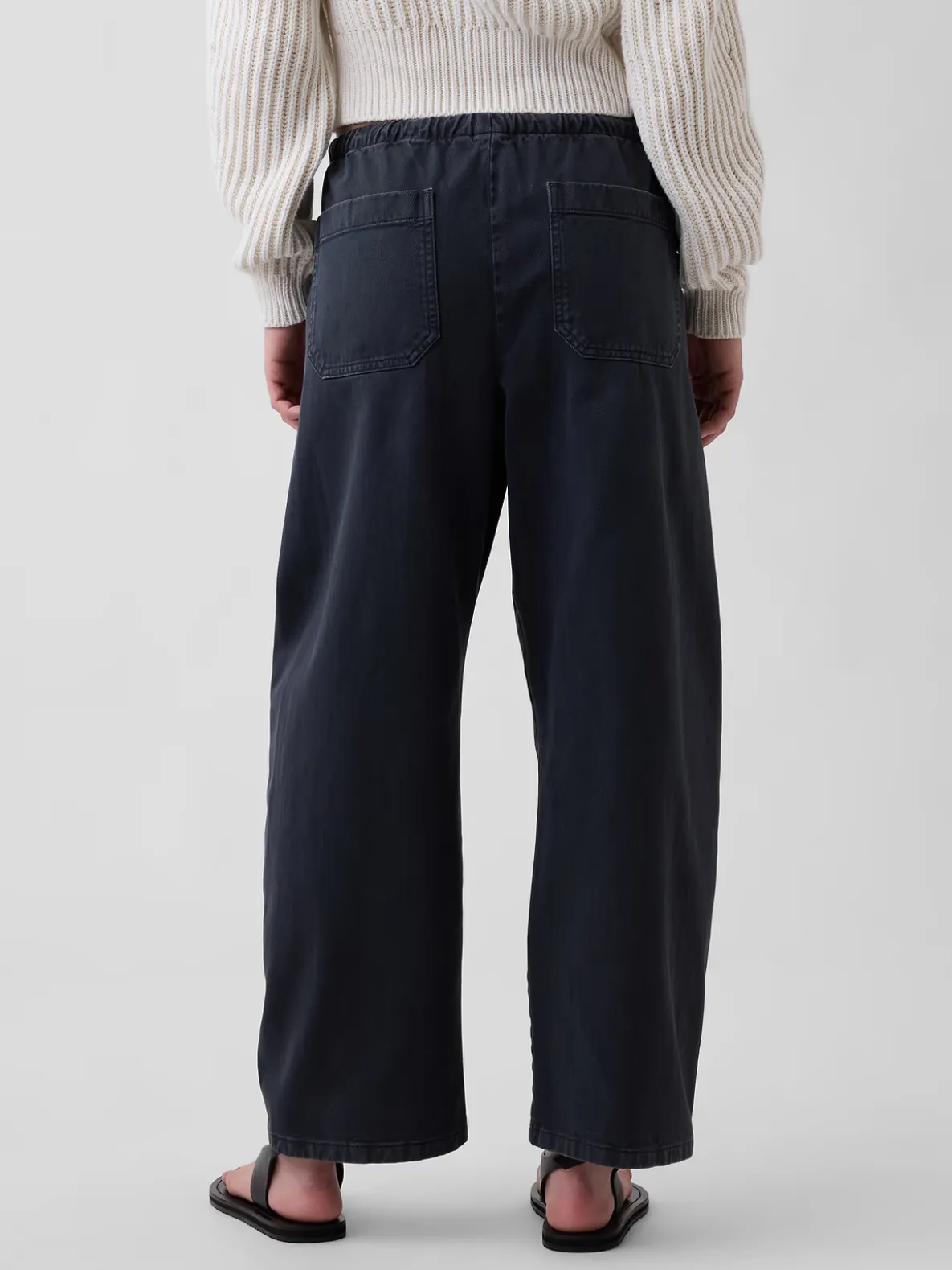 Easy Double-Knee Barrel Pants