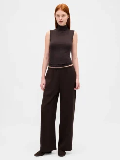 Easy Wide-Leg Pants