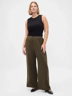 Easy Wide-Leg Pants