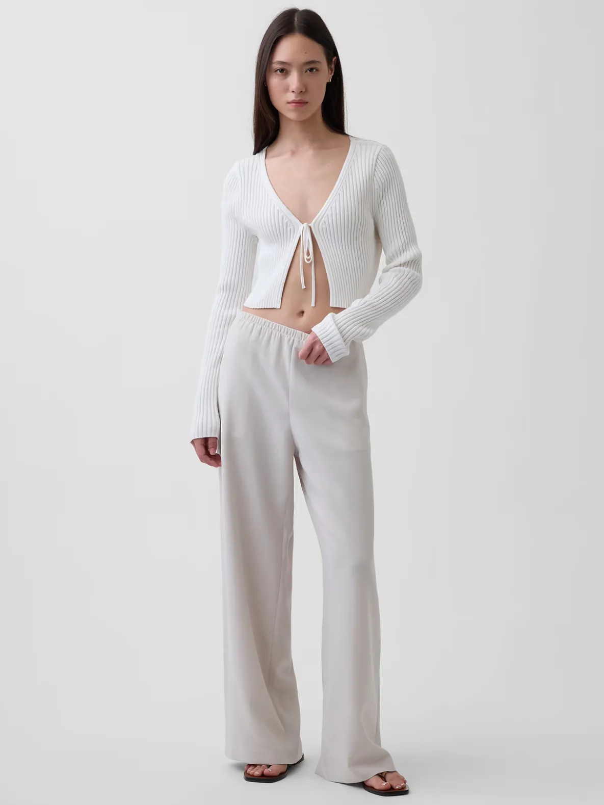 Easy Wide-Leg Pants