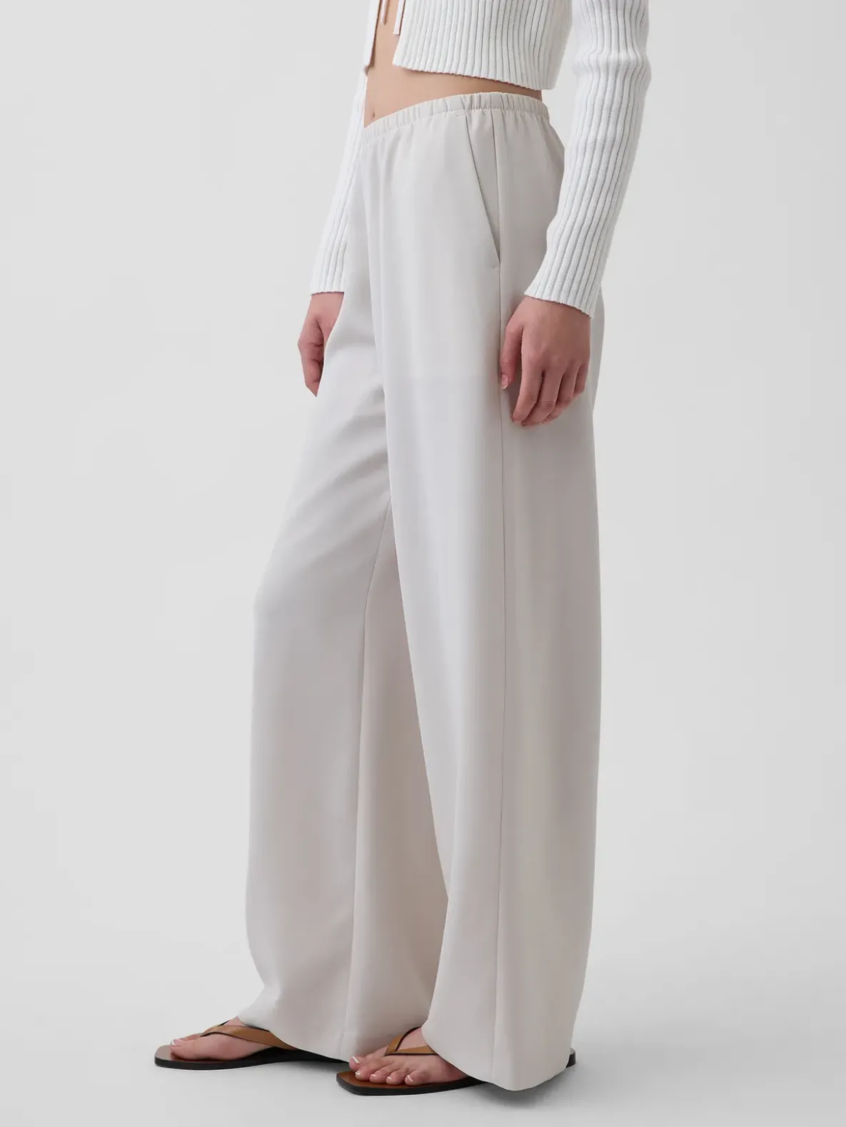 Easy Wide-Leg Pants