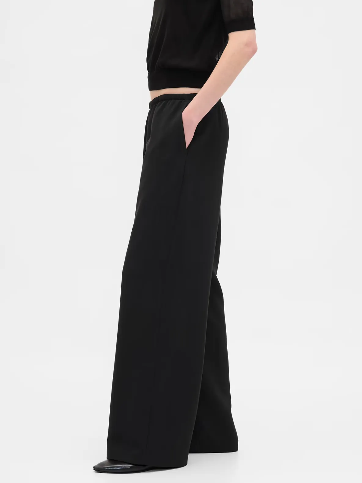 Easy Wide-Leg Pants