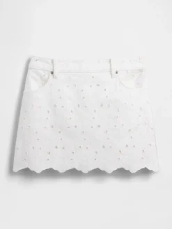 Embroidered Mini Skirt