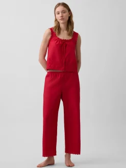 Embroidered PJ Pants