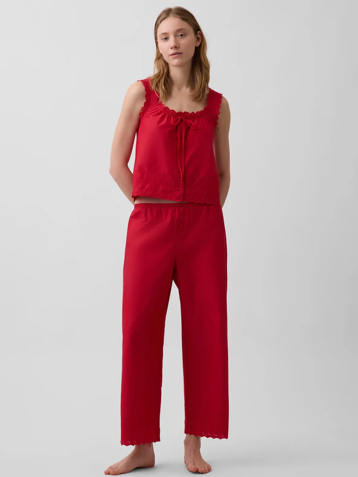 Embroidered PJ Pants
