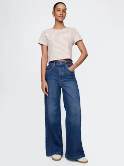Extra High Rise Stride Wide-Leg Jeans
