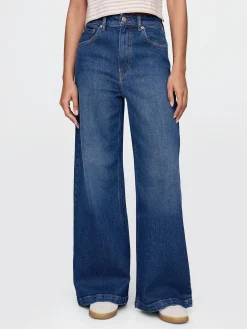 Extra High Rise Stride Wide-Leg Jeans