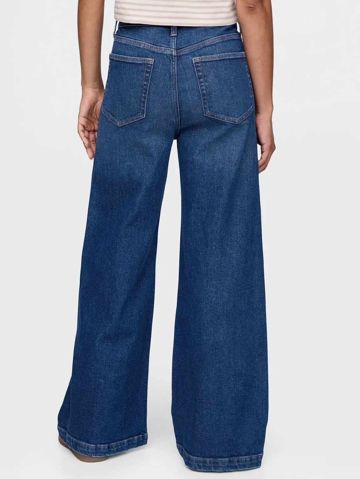 Extra High Rise Stride Wide-Leg Jeans