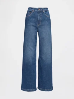 Extra High Rise Stride Wide-Leg Jeans